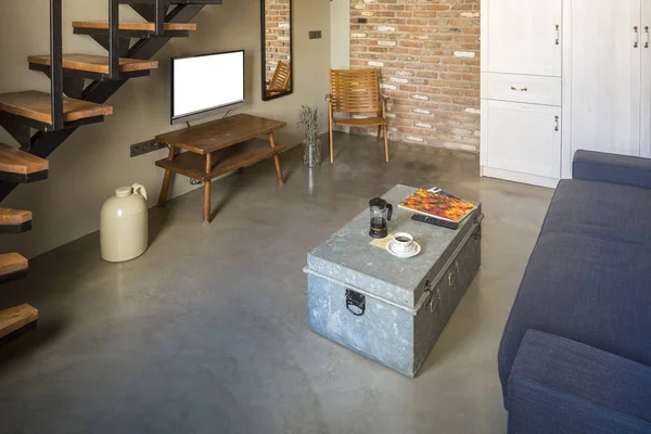 Otel modern loft oturma odasında