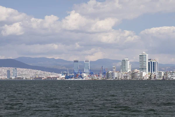 Izmir Turquía Agosto 2017 Hermosa Vista Panorámica Ciudad Izmir Turquía —  Fotos de Stock