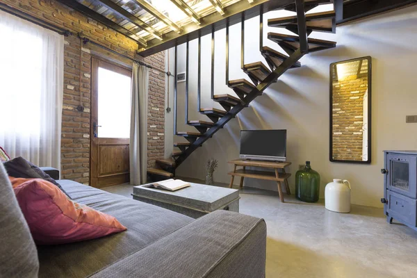 Otel modern loft oturma odasında