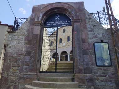 Izmir, Türkiye - 15 Ağustos 2017: Izmir şehir'in mimaride doğal görünümünü