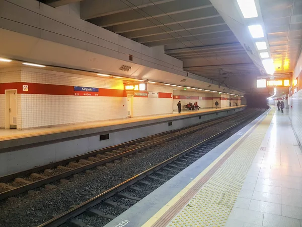 Izmir Turkey August 2017 Empty Railroad Station — Stock Photo, Image