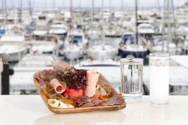 gemi ile sunulan tablo görünümünü arka plan üzerinde kapatın