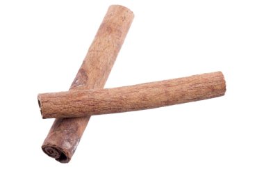 Tarçın bakış beyaz zemin üzerinde kapatın