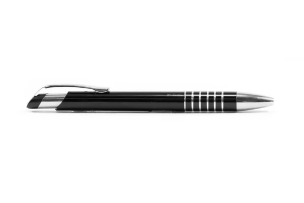 Close View Black Pen White Background — Stock Photo, Image