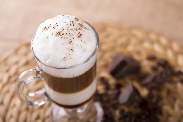 Aromatik Kahve Fincan Yakından Görünümü — Stok fotoğraf