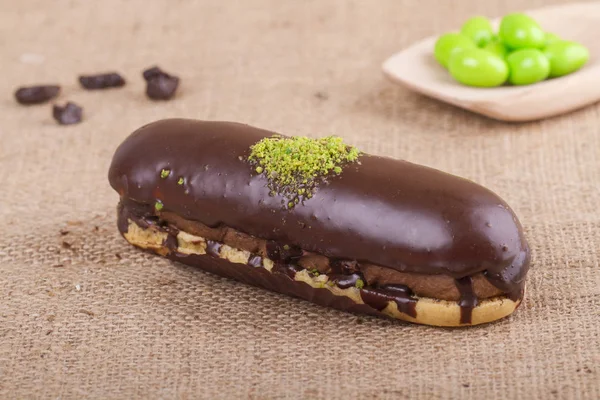 Nahaufnahme Von Süßen Leckeren Dessert — Stockfoto