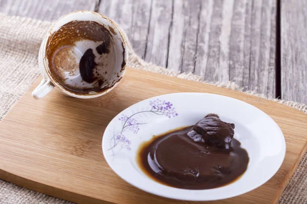 Tasse Chocolat Chaud Céramique — Photo