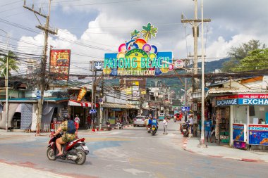 Bangkok, Tayland - 12 Mayıs 2017: Bangkok şehrinin kentsel görünümü