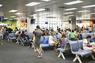 Phuket, Tayland 11 Mayıs 2017: Phuket Uluslararası Havaalanı, Phuket Tayland şehri hizmet veren bir Uluslararası Havaalanı