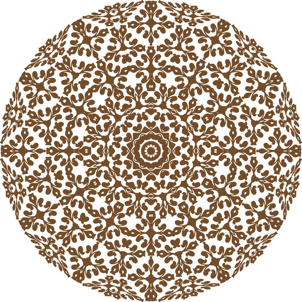 Mandala Geometryczna Konfiguracja Symboli — Wektor stockowy