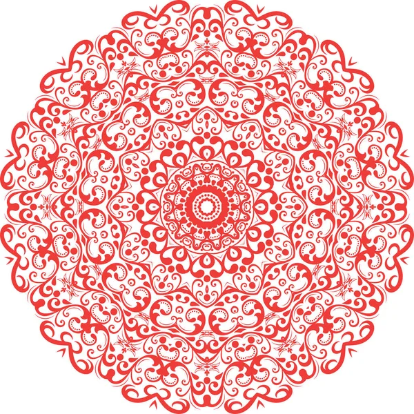 Ein Mandala Ist Eine Geometrische Anordnung Von Symbolen — Stockvektor