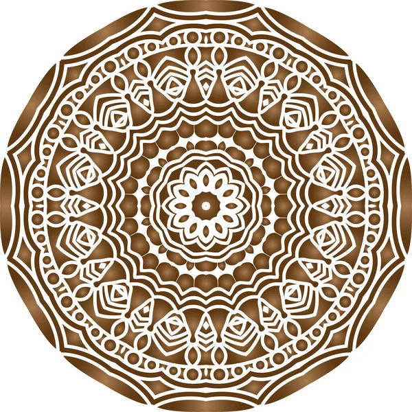 Мандала Геометрична Конфігурація Символів — стоковий вектор