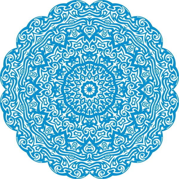 Mandala Geometryczna Konfiguracja Symboli — Wektor stockowy
