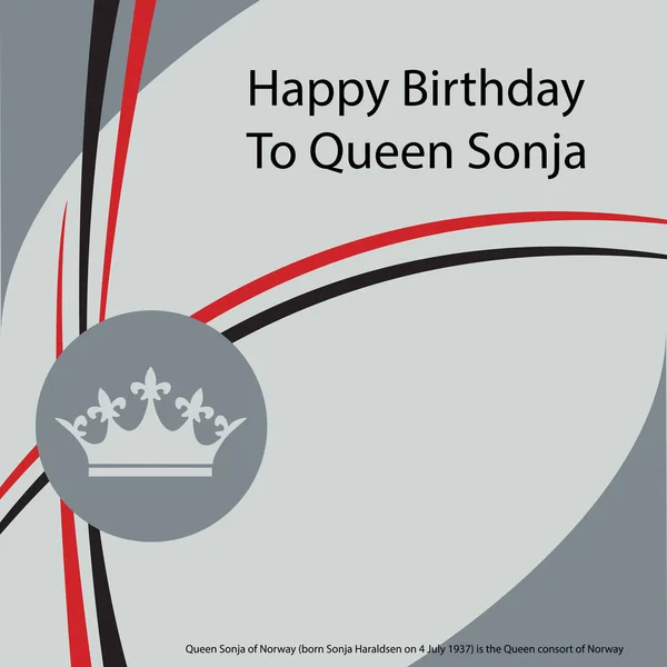 Norveç Kraliçesi Sonja Haraldsen, 4 Temmuz 1937 'de Norveç Kraliçesi olarak dünyaya geldi..