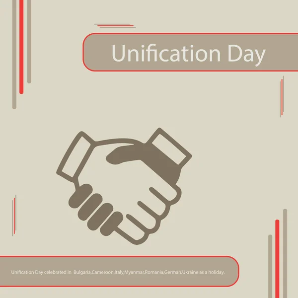 Bulgaristan, Kamerun, İtalya, Myanmar, Romanya, Almanca ve Ukrayna 'da Birleşme Günü kutlandı.