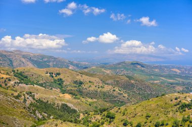 en yüksek Dağı, Girit, Yunanistan üzerinden orta deniz en güzel görünümü