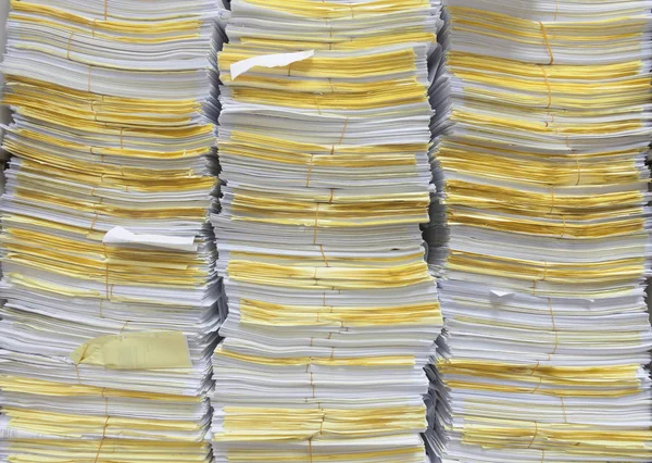 Stack of documents for background and texture.
