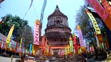 Chiang Mai, Tayland, Thailand (tarafından balıkgözü lens tapınakta Wat Lokmolee)