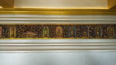 Duvar Tapınağı, Bangkok Tayland altın heykeli