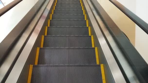 Escaleras Mecánicas Centro Comercial — Vídeos de Stock