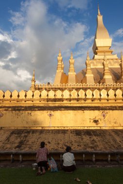 Wat Pha Bu Luang tapınağı Vientiane, Laos.