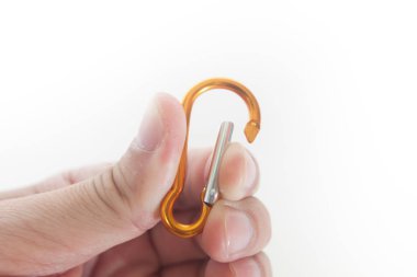 Sarı karabina beyaz arkaplanda izole edildi