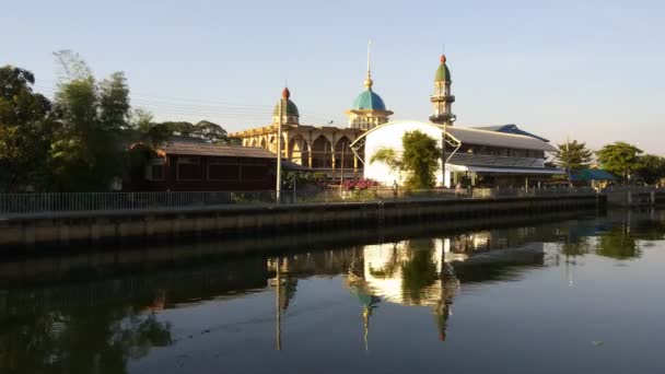 Moschea Darul Muttakin Bangkok Thailandia — Video Stock