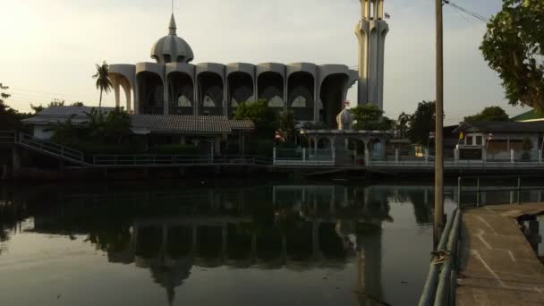 Una Mezquita Kup Bangkok Tailandia — Vídeo de stock