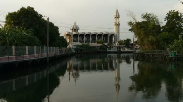 Una Mezquita Kup Bangkok Tailandia — Vídeo de stock