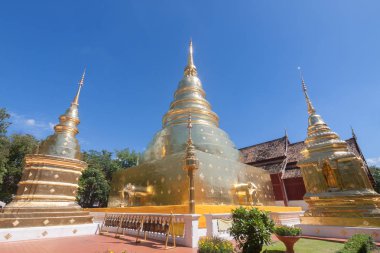 Chiang Mai Wat Phra Singh Budist tapınağı, Tayland.
