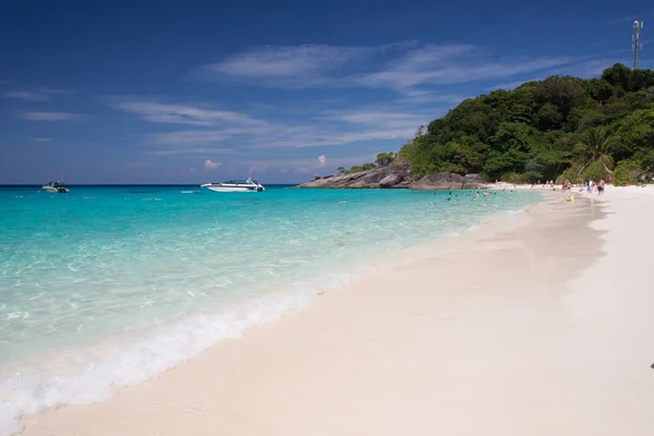 Tropisk strand, similan-öarna, Andamansjön, thailand — Stockfoto