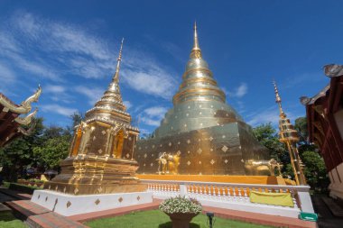 Chiang Mai Wat Phra Singh Budist tapınağı, Tayland.