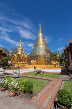 Chiang Mai Wat Phra Singh Budist tapınağı, Tayland.