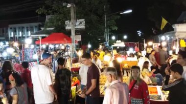 Chiang Mai Tayland: Aralık 10,2018: Chiang Mai, Tayland Pazar Pazar yürüyüş Sokağı