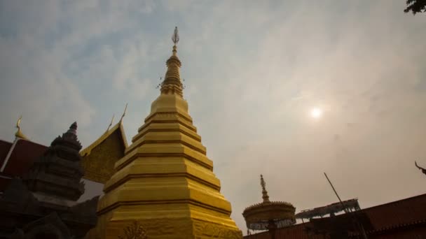 Wat Phra Que Cho Hae Templo Real Templo Antiguo Sagrado — Vídeo de stock