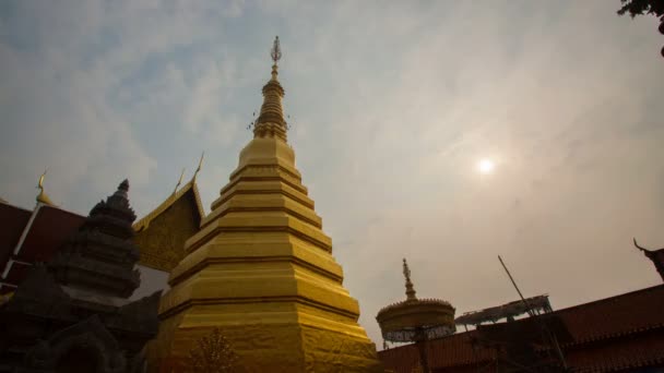 Wat Phra Cho Hae Royal Temple Sacred Ancient Temple Phrae — Stock Video