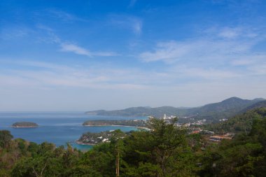 Karon Plajı, Kata Plajı, Karon Bakış Açısı'ndan alınmıştır. Phuket, Tha