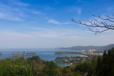Karon Plajı, Kata Plajı, Karon Bakış Açısı'ndan alınmıştır. Phuket, Tha