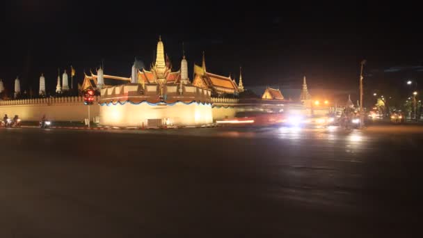 Wat Phra Kaew Templo Del Buda Esmeralda Bangkok Tailandia — Vídeos de Stock