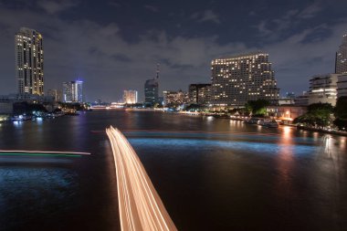 Chaopraya River View Taksin Köprüsü, Bangkok, Tayland