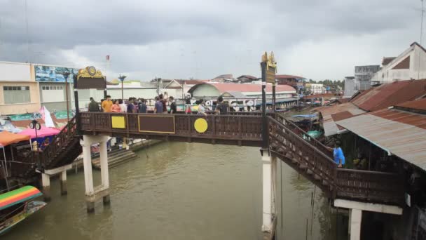 Amphawa Floating Market Samut Songkhram Thaïlande — Video