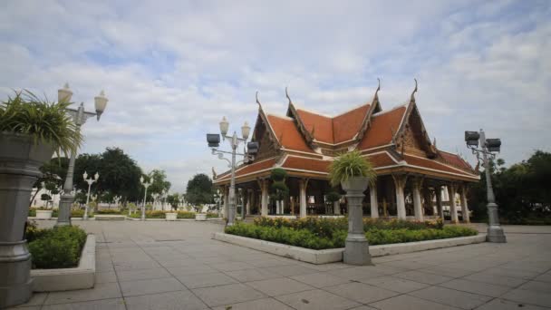 Koning Rama Iii Memorial Park Bangkok Thailand — Stockvideo