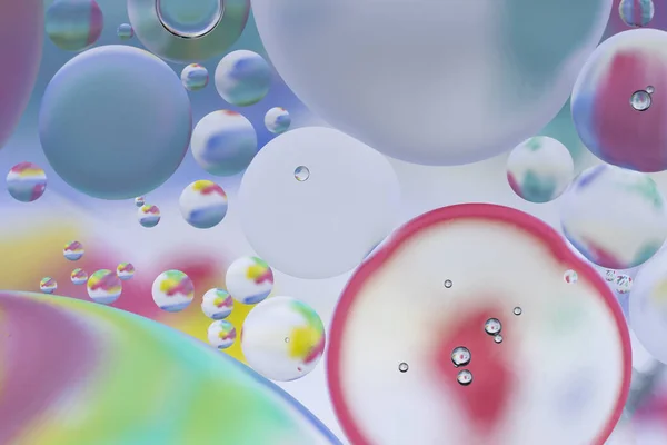 Wasserblasen Abstrakte Bunte Hintergrund — Stockfoto