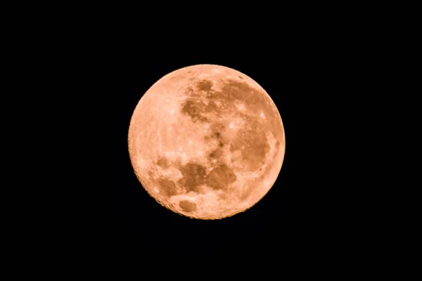 Veduta Della Luna Sul Continente Africano — Foto Stock