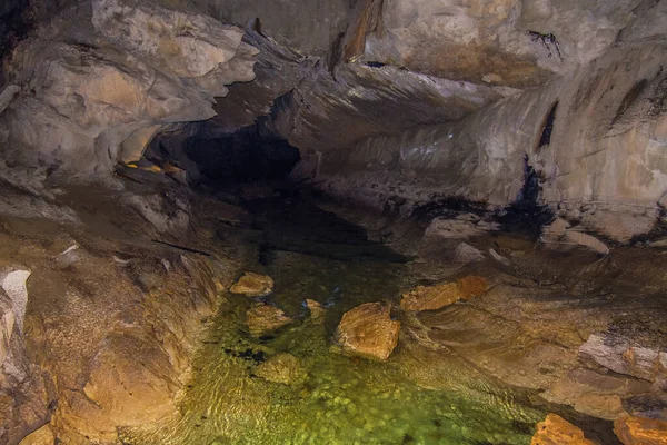 Caverna Água Limpa Mulu Sarawak Malásia — Fotografia de Stock