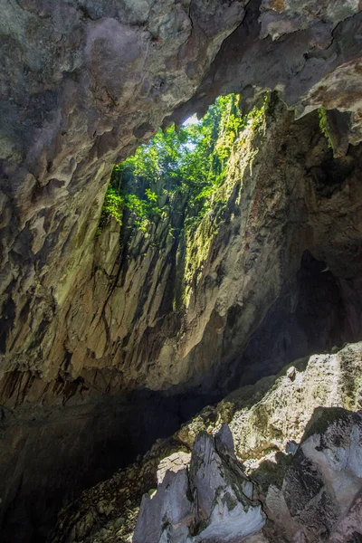Cueva Agua Clara Mulu Sarawak Malasia — Foto de Stock