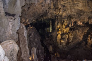 Caves in Mulu National Park Sarawak Borneo clipart