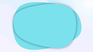 Yeşil arka plandaki yeşil 3D kağıdın dikey döngü animasyonu gölgeyi örtüyor. Boşluğu kopyala