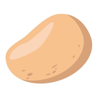 Asgari tarzda izole edilmiş patates kahverengisi