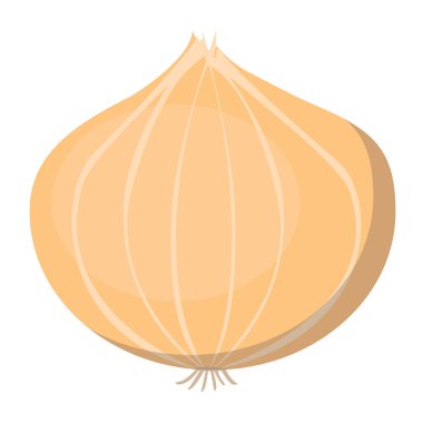 Sarı soğan çizdim açık sarı arkaplanda minimalist tarzda.